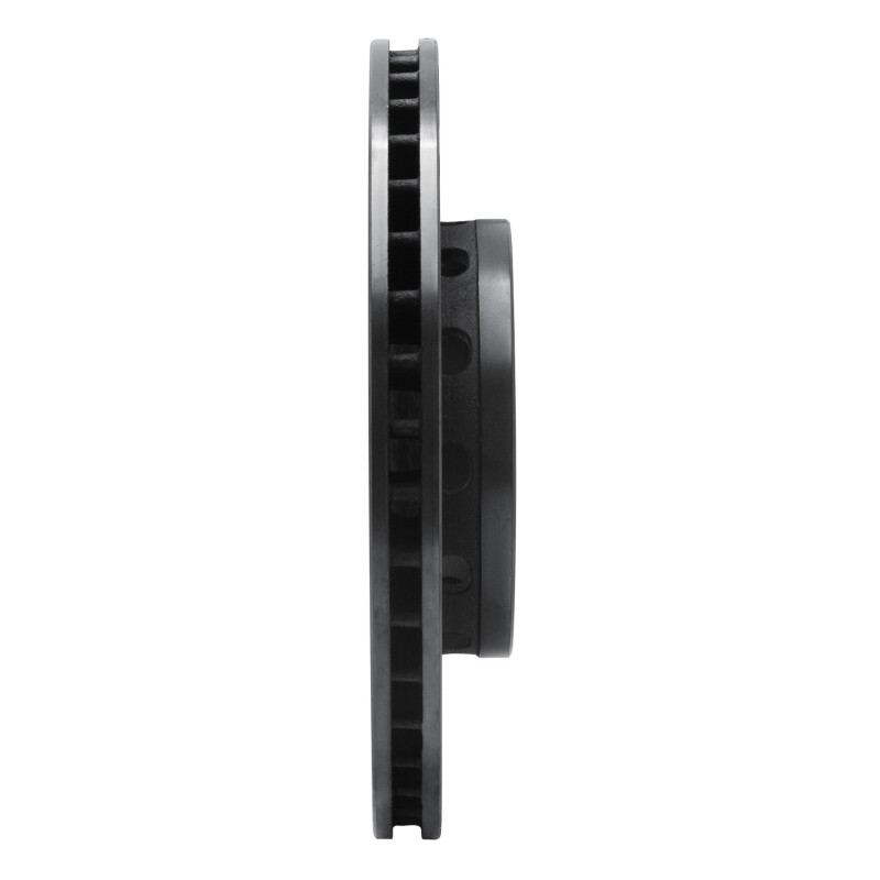 Audi A8 Brake Rotor (1) - Rear Left - R1 Concepts - Drilled & Slotted - Black - `00-`03